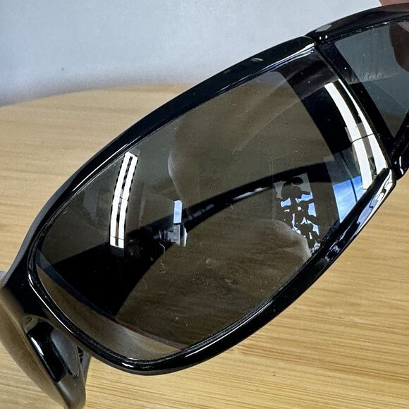 RARE Maui Jim Offshore MJ 444-02 Sunglasses 73-17-124 Gloss Black Wrap Japan - Picture 4 of 16